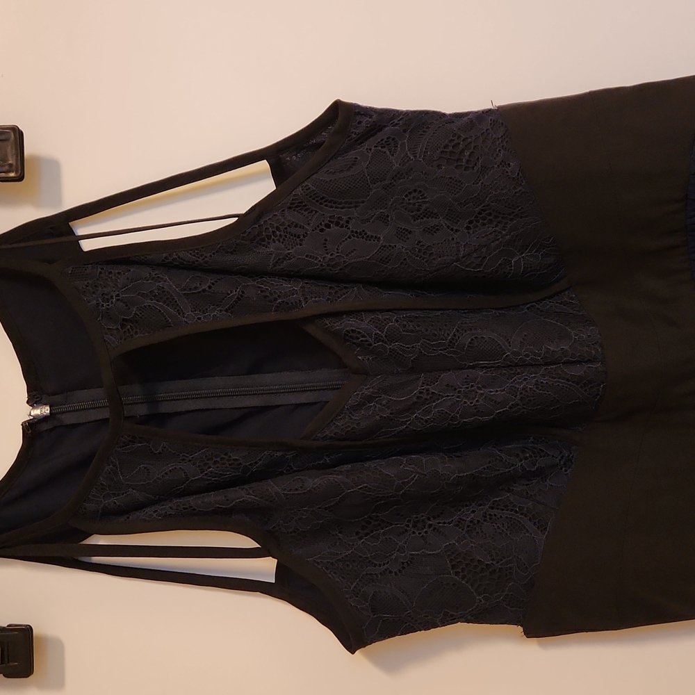 BCBG cut-out floor-length dress